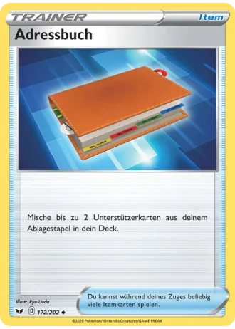 Adressbuch #172/202 — Schwert & Schild