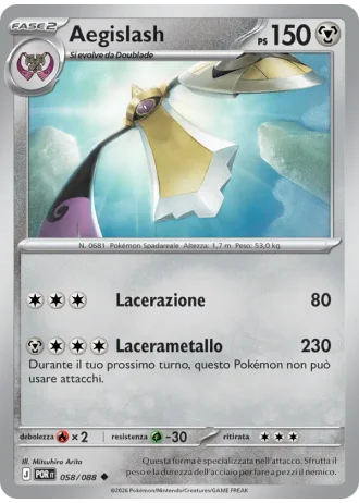 Aegislash #058 — Equilibrio Perfetto