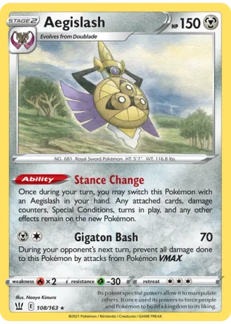 Aegislash #108 — Battle Styles