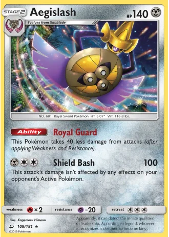 Aegislash #109 — Team Up