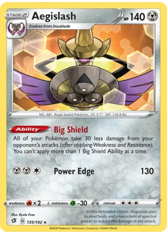 Aegislash #135 — Rebel Clash