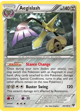 Aegislash #85/146 — XY