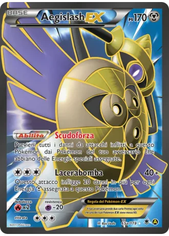 Aegislash EX #65 — Forze Spettrali