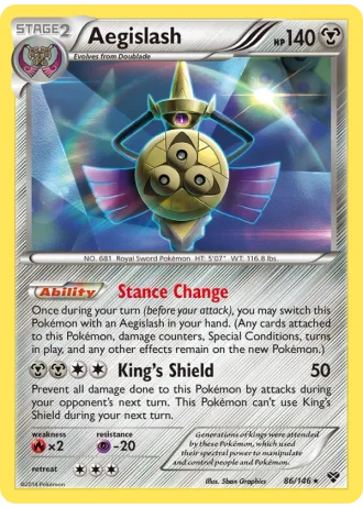 Aegislash (STAFF Prerelease) #86/146 — XY