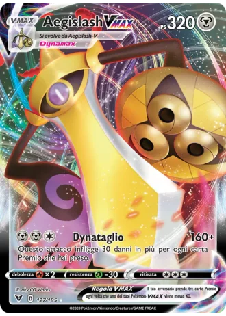 Aegislash VMAX #127/185 — Voltaggio Sfolgorante