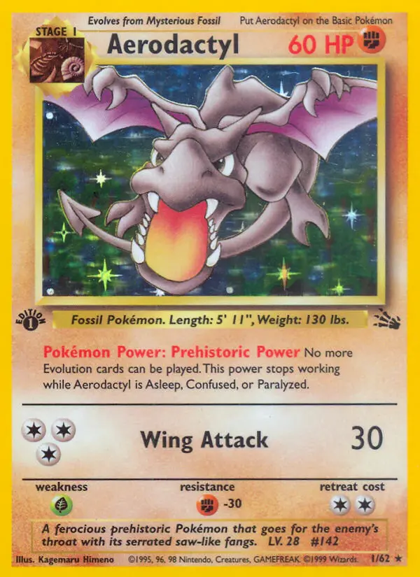 Aerodactyl (1. Edition) #1 — Fossil (1. Edition)