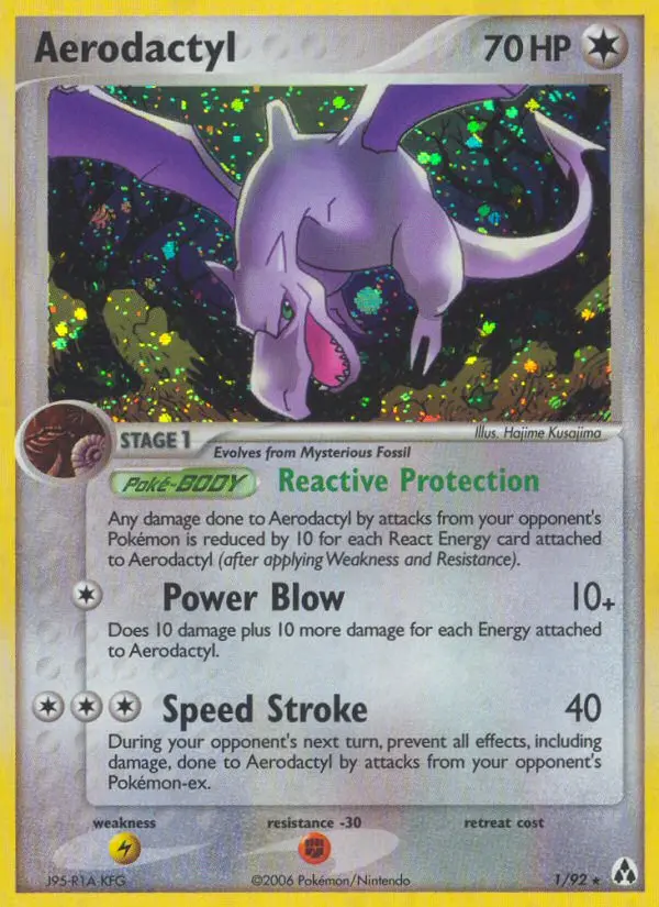 Aerodactyl #1 — EX Legend Maker