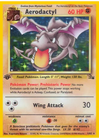 Aerodactyl #1/62 — Fossil