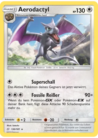 Aerodactyl #130 — Teams sind Trumpf