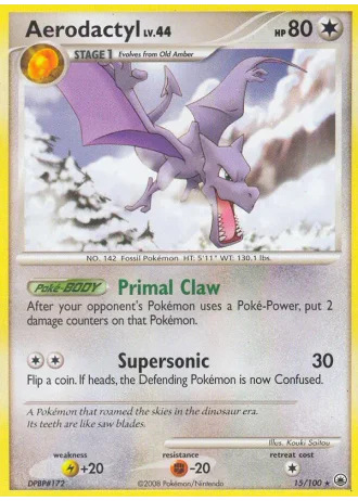 Aerodactyl #15 — Majestic Dawn
