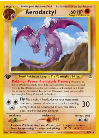 Aerodactyl #15 — Neo Revelation