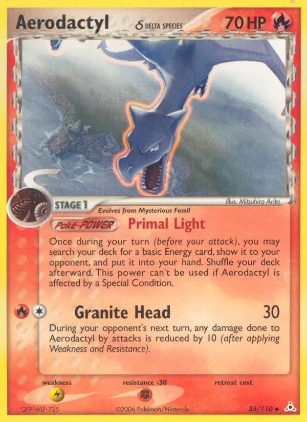 Aerodactyl #35 — EX Fantasmi di Holon
