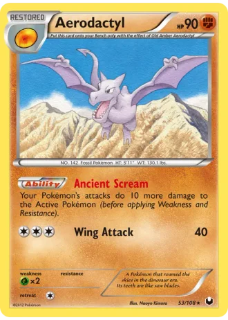 Aerodactyl #53 — Dark Explorers