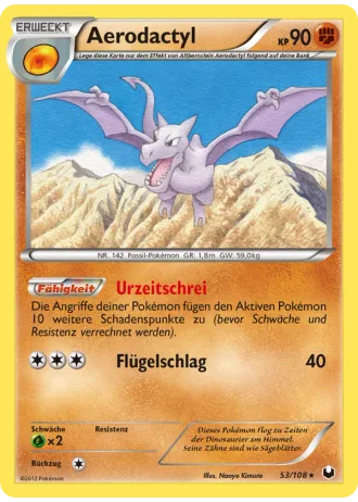 Aerodactyl #53 — Erforscher der Finsternis