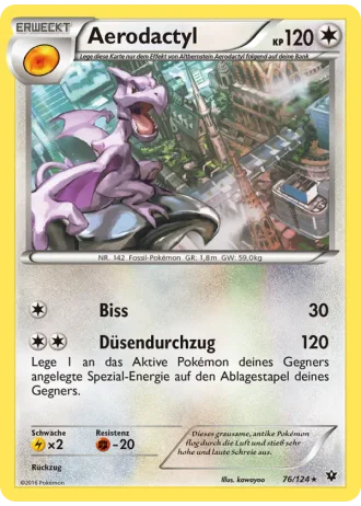 Aerodactyl #76/124 — Schicksalsschmiede