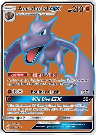 Aerodactyl GX #224/236 — Unified Minds