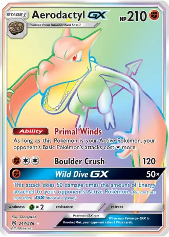 Aerodactyl GX #244/236 — Unified Minds