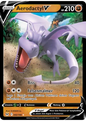Aerodactyl V #092/196 — Verlorener Ursprung