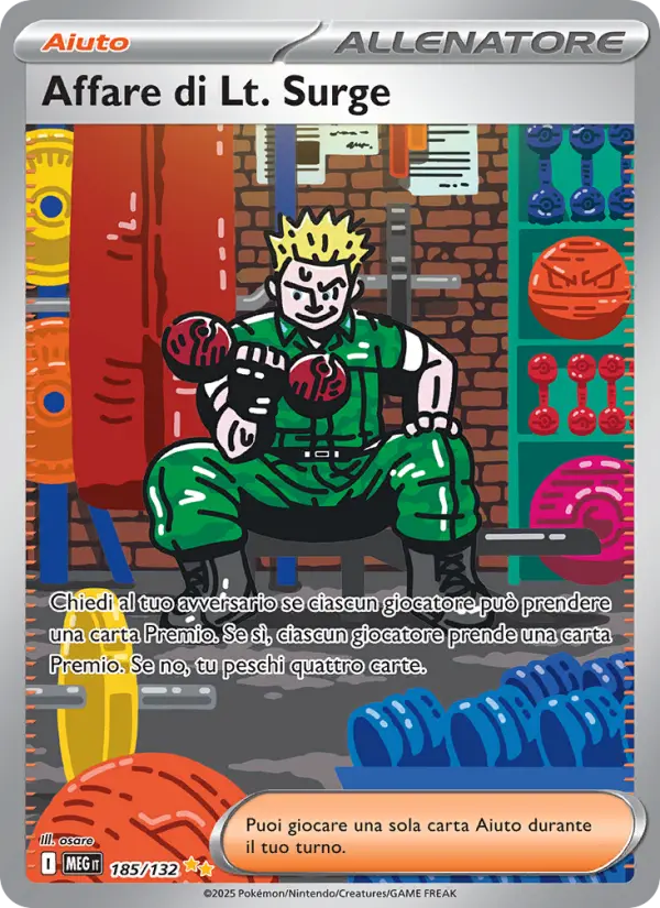 Affare di Lt. Surge #185 — Megaevoluzione