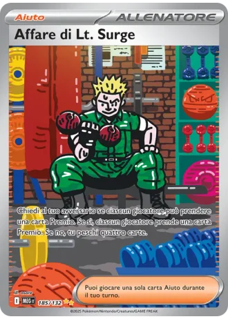 Affare di Lt. Surge #185 — Megaevoluzione