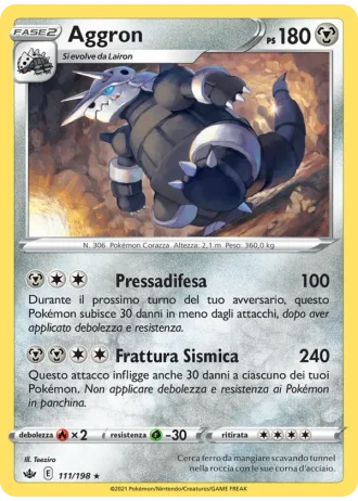 Aggron #111 — Regno Glaciale