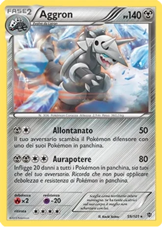 Aggron #59/101 — Esplosione Plasma