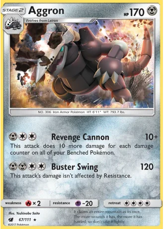 Aggron #67 — Crimson Invasion