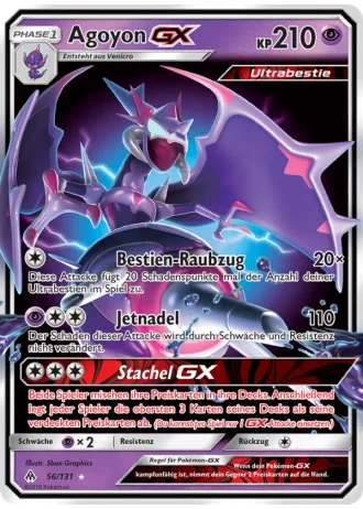 Agoyon GX #56/131 — Grauen Der Lichtfinsternis