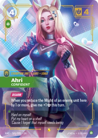 Ahri, Confident SP1/005 — Radiance