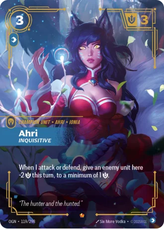 Ahri, Inquisitive #119/298 — Origins