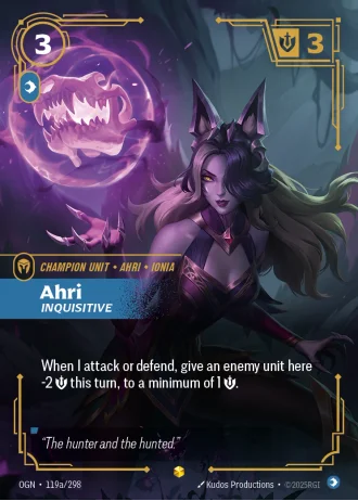 Ahri, Inquisitive #119a/298 — Origins
