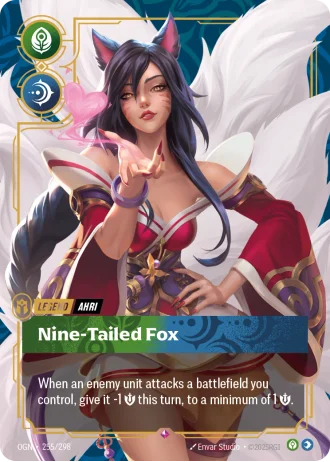 Ahri, Nine-Tailed Fox #255/298 — Origins