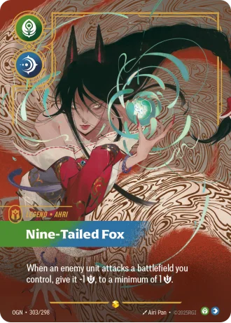Ahri, Nine-Tailed Fox #303/298 — Origins