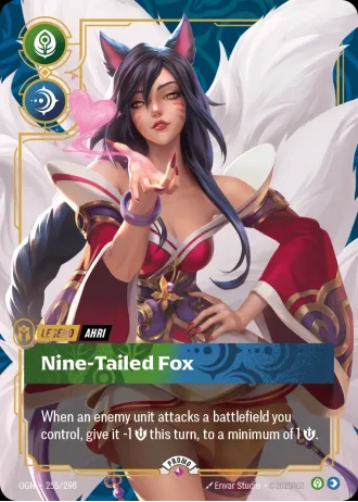 Ahri, Nine-Tailed Fox #255/298 — Organized Play Promos