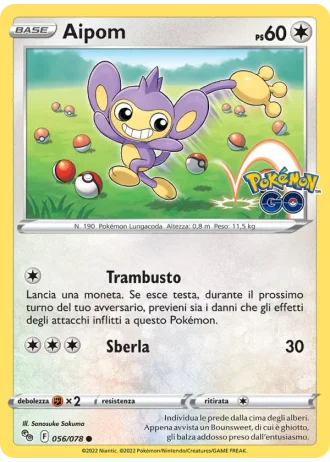 Aipom #056 — Pokémon GO