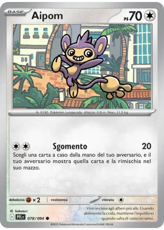 Aipom #078 — Flamme Spettrali