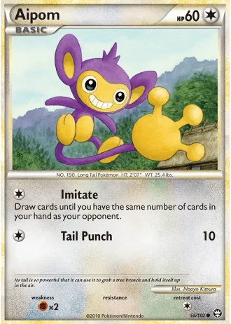Aipom #55/102 — Triumphant