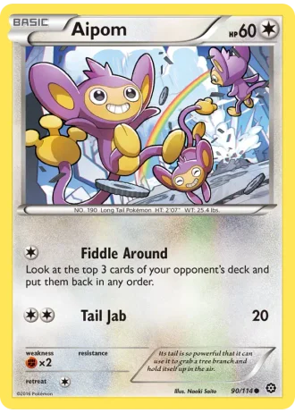 Aipom #90/114 — Steam Siege