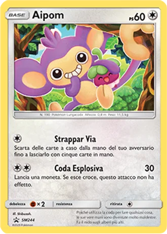 Aipom SM244 — Sole e Luna Promos