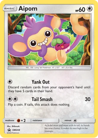 Aipom SM244 — Sun & Moon Promos