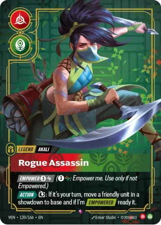 Akali, Rogue Assassin #139/166 — Vendetta