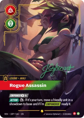 Akali, Rogue Assassin #189*/166 — Vendetta