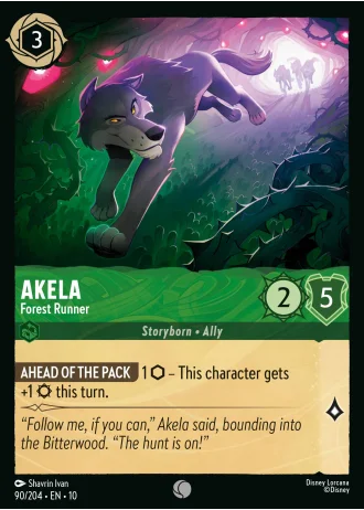 Akela - Forest Runner #90/204 — Whispers in the Well