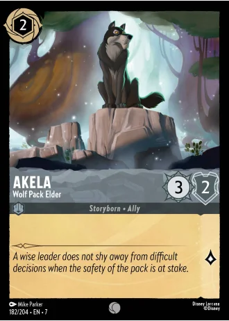 Akela - Wolf Pack Elder #182/204 — Archazia's Island