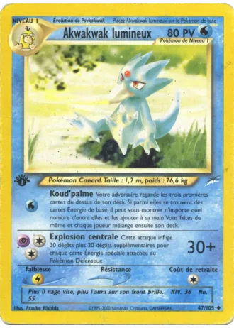 Akwakwak lumineux #47/105 — Neo Destiny
