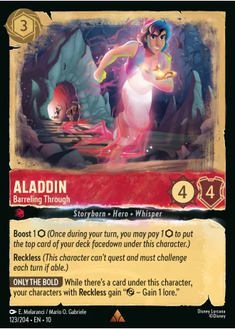 Aladdin - Barreling Through #123/204 — Whispers in the Well
