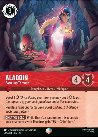 Aladdin - Barreling Through #216/204 — Whispers in the Well