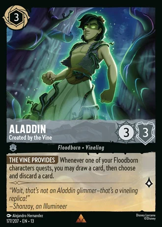 Aladdin - Created by the Vine #177/261 — Attack of the Vine!