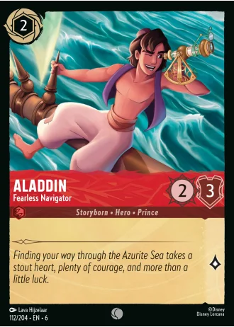 Aladdin - Fearless Navigator #112/204 — Azurite Sea