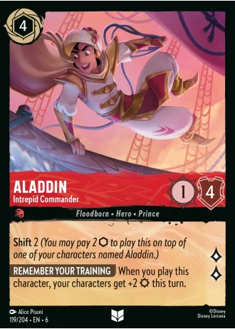 Aladdin - Intrepid Commander #119/204 — Azurite Sea